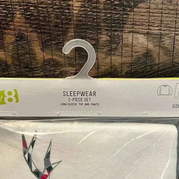 GIRLS CRAZY 8 Christmas sleepwear set size 8 NIP - Picture 6 of 6